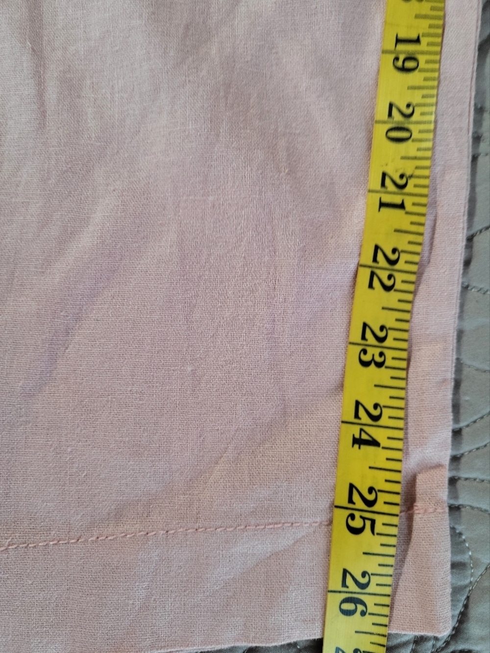 NWT Gap Mid Rise Linen Rayon Blend Blush Pink Cargo Pants Trousers Size XXL - Picture 11 of 11